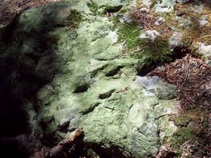 Face in the rock