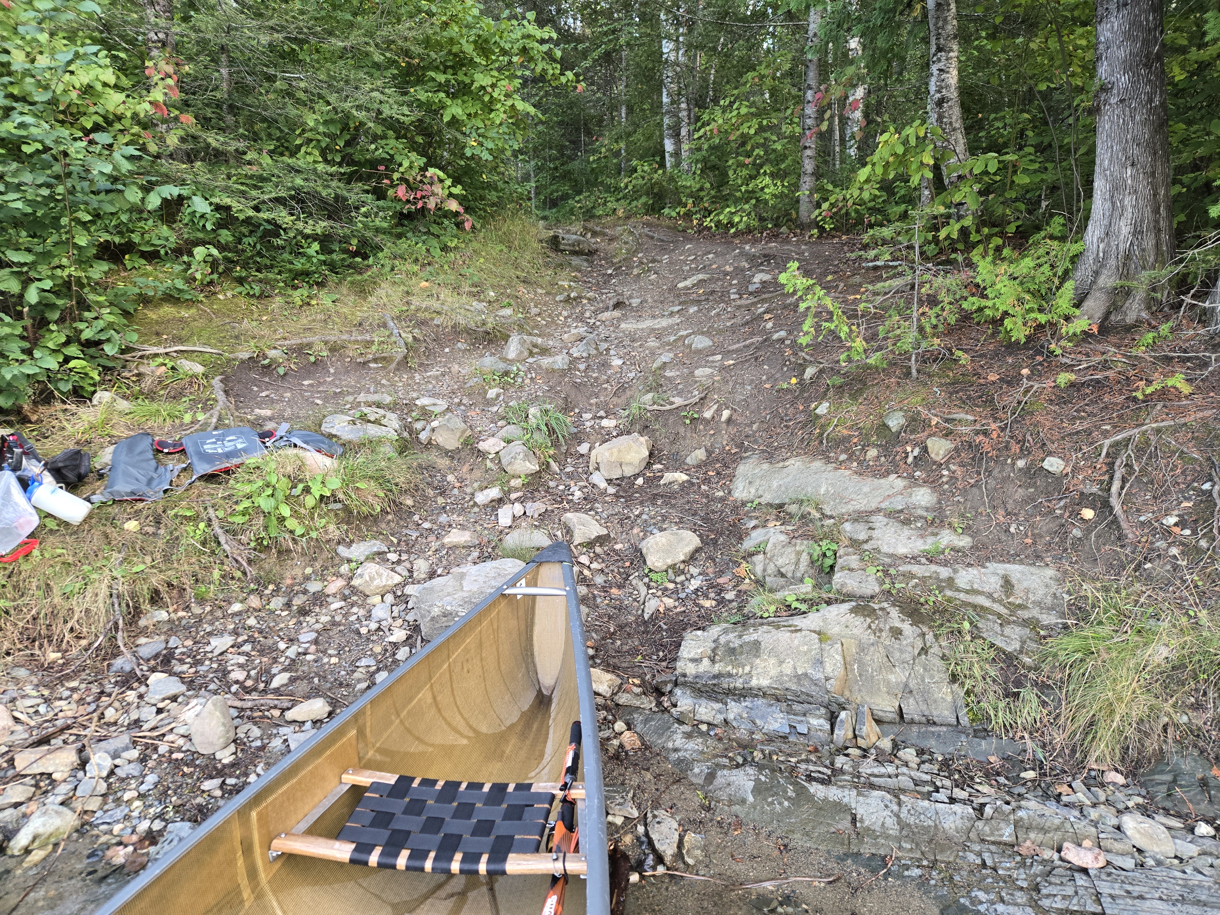 Steep climb out of Bonnie Lake toward Spoon Lake