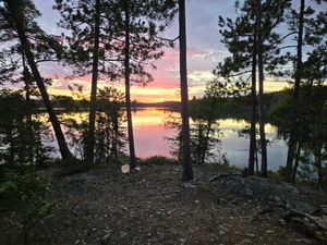 Sunset and water filter