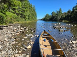View of Knife Lake from portage