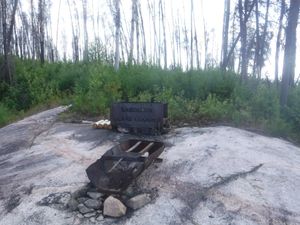 Sabourin Lake Lodge shore lunch spot