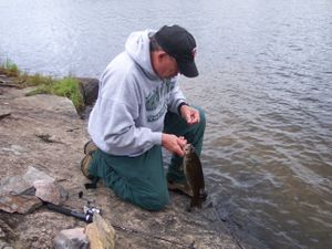 Fishing at Camp