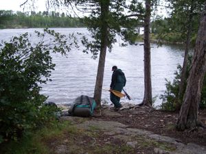Saganaga Lake Campsite