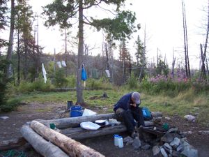 Alpine Lake Campsite