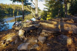 Little Caribou camp