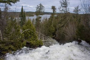 Top of Eddy Falls - Overlooking Knife
