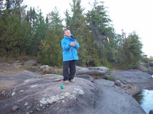 Insula Lake Island campsite