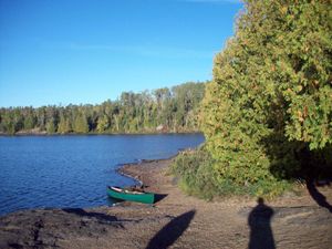 Insula Lake Island campsite