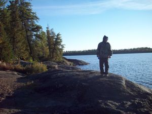 Insula Lake Island campsite