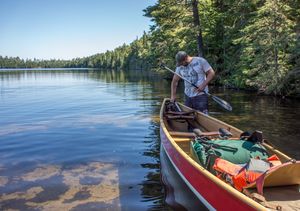 Round Portage landing