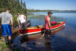 Round Portage landing