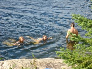 Swimming on Mosquito Point