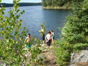 Swimming on Mosquito Point