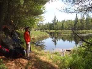 Pond in Cap Boulder Portage