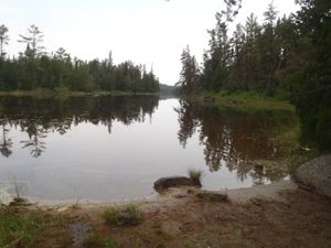 Looking back at Beaver from portage