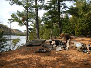 Little Caribou campsite