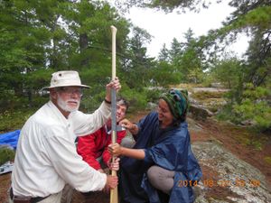 Splinting a paddle