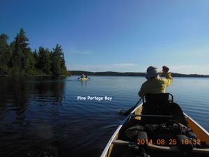 On Pine Portage Bay