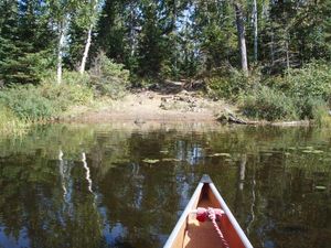 Kiana Lake to ThomasLake in low water