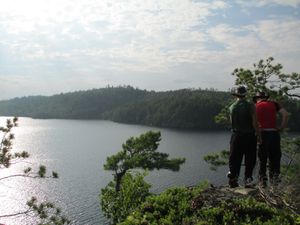 Kek cliffs - looking down