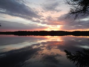 Big Rice Lake sunset