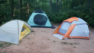 Camp on Upper Gresham
