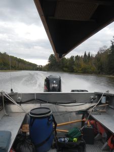 Racing down the Loon River