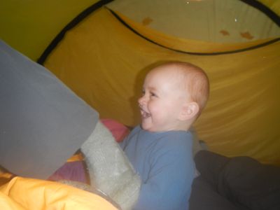 Fun in the tent