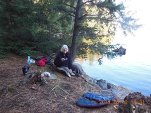 Morning Coffee, Burnt Island Lake