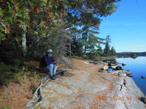 Mid-Morning Coffee, Burnt Island Lake