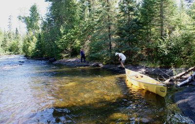 Lining, Quetico River