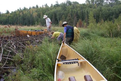 "Portaging", McAlpine Creek