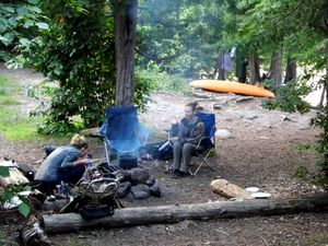 West Cone Bay Campsite on Brule