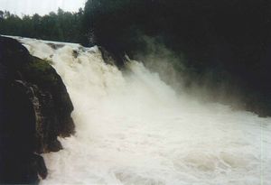 Silver Falls from Side