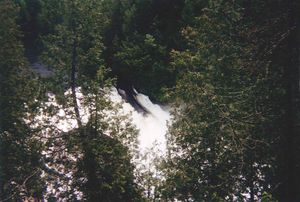 Silver Falls from Trail