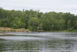 The U.S. side of Prairie Portage