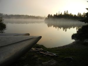 Birch Lake Morning Fog