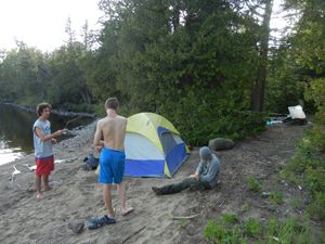 Camping on the Beach