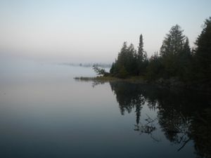 View from campsite