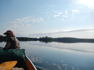 A calm Knife Lake