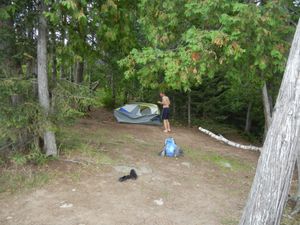 Blown Over Tent