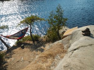 Trying out my new hammock