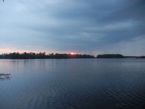 Sunrise on Lake Three