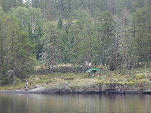 View of Camp from Opposite Shore