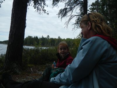 Sitting on the shores of Big moose lake