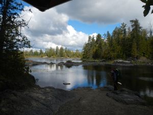 Last portage on Kawishiwi River