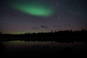Baker Lake Night Photo