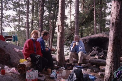Camp on Kiefer Lake