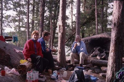 Camp on Sark Lake