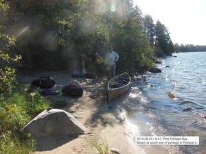 Pine Portage Bay - Pickerel Portage (south end)